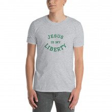 Jesus Is My Liberty Sport Grey Short-Sleeve Unisex T-Shirt