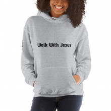 Walk With Jesus Grey Unisex Hoodie
