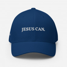Jesus Can. Royal Blue Cap